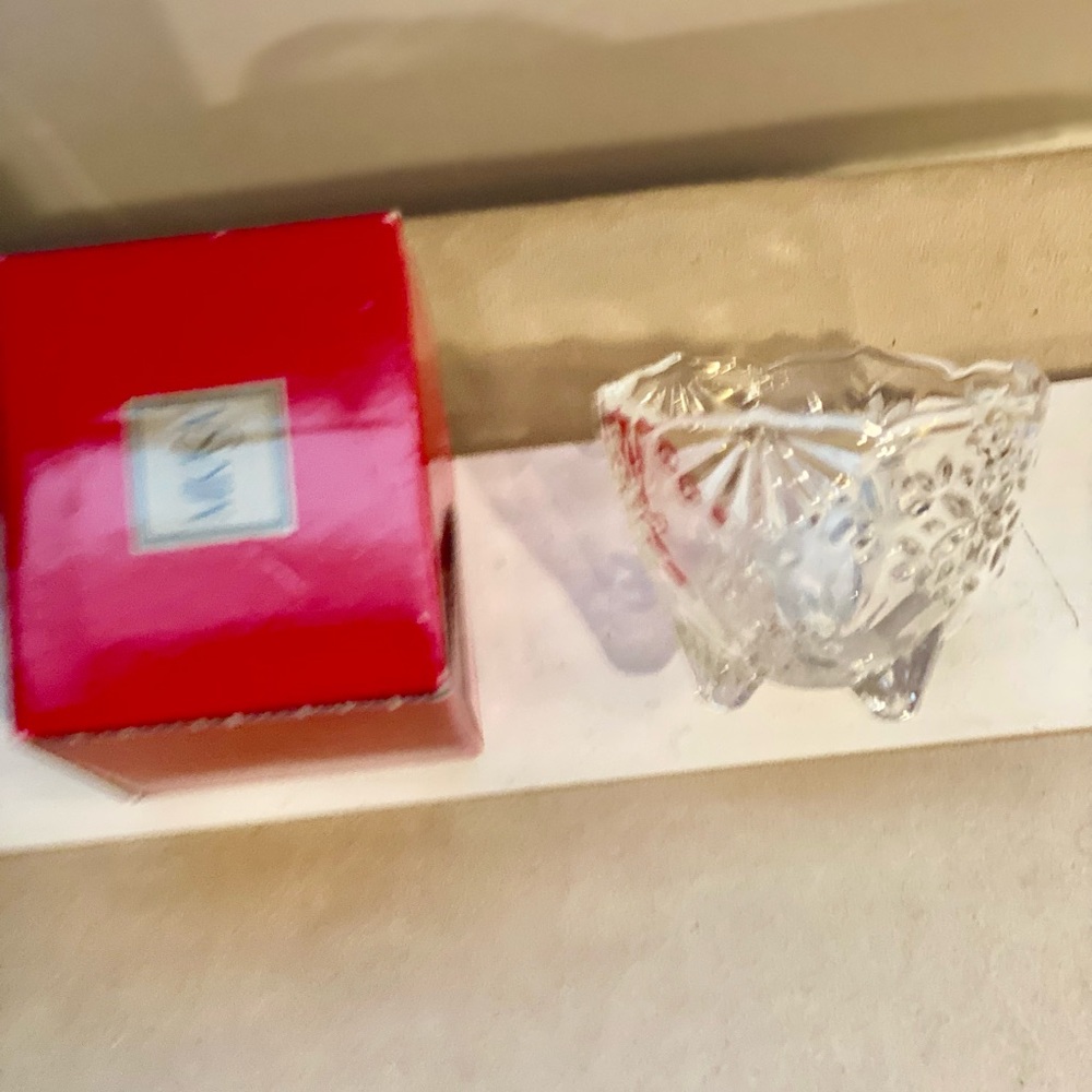 MIKASA Candleholder, 3” Glass Pedestal, In Box - Picture 9 of 12